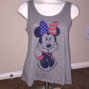 Disney Gray Minnie Mouse Top